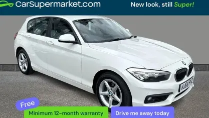Begagnad BMW 118 150 HK (110 kW) 2018 Vit Halvkombi
