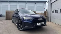 Navarra blue metallic Used 2021 Audi Q7 Black Edition SUV | £42,990 (Fair price)