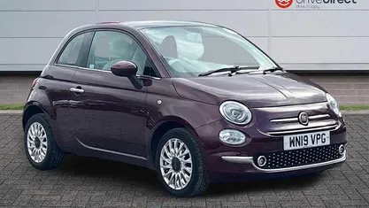 Used Fiat 500 Lounge 69 HP (50 kW) 2019 Red Hatchback