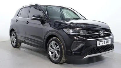 Black Used 2024 VW T-Cross R-line SUV | £20,400 (Fair price)