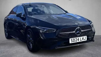 Used Mercedes CLA180 AMG line 136 HP (100 kW) 2024 Black Coupe