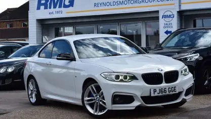 Used BMW 218 M Sport 150 HP (110 kW) 2016 White Coupe