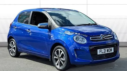 Usado Citroën C1 Shine 72 HP (52 kW) 2021 Azul Citadino