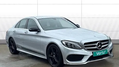 Silver Used 2018 Mercedes C220 Edition Sedan | £15,603 (Fair price)