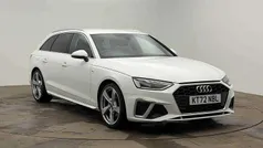 White Used 2022 Audi A4 S-Line Estate | £26,250 (Fair price)