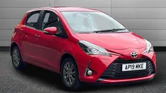 Red Used 2019 Toyota Yaris Hatchback | £9,950 (Fair price)