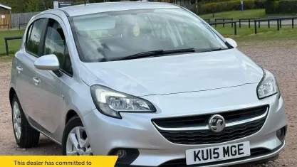 Used Vauxhall Corsa Design Edition 90 HP (66 kW) 2015 Silver Hatchback