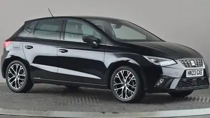 Begagnad Seat Ibiza XCELLENCE Lux 110 HK (80 kW) 2023 Svart Halvkombi