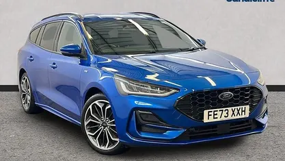 Blue Used 2023 Ford Focus ST-Line X Estate | £15,111 (Fair price)