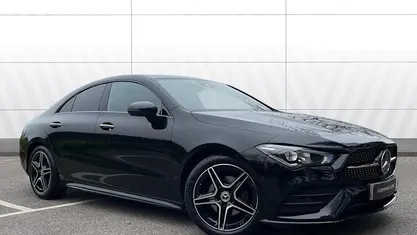 Used Mercedes CLA180 AMG Line Premium 136 HP (100 kW) 2022 Black Sedan