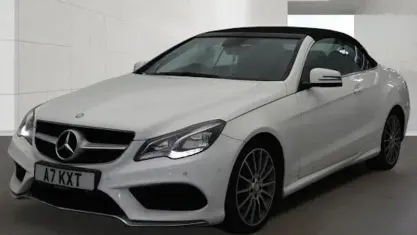 Used Mercedes E220 AMG 170 HP (125 kW) 2013 White Cabriolet