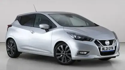 Used Nissan Micra Tekna 92 HP (67 kW) 2021 Silver Hatchback