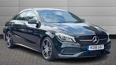 Black Used 2018 Mercedes CLA220 AMG line Sedan | £17,295 (Fair price)