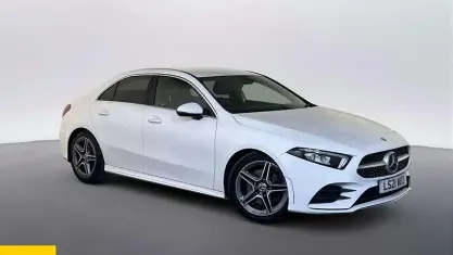 Used Mercedes A220 AMG line 190 HP (139 kW) 2020 White Sedan