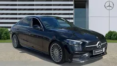 Black Used 2023 Mercedes C300e AMG Line Premium Sedan | £34,374 (Fair price)