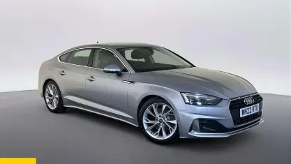 Used Audi A5 Sportback Sport 163 HP (119 kW) 2022 Silver Hatchback