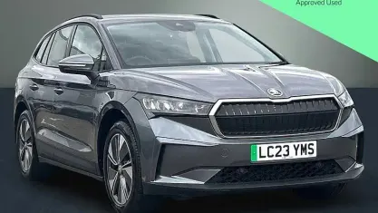 Used Skoda Enyaq iV ecoSuite 131 kW (179 HP) 2023 Graphite grey SUV