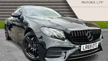 Used Mercedes E220 AMG line 194 HP (142 kW) 2019 Black Coupe