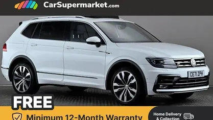 Used VW Tiguan Allspace R-line 150 HP (110 kW) 2021 White SUV