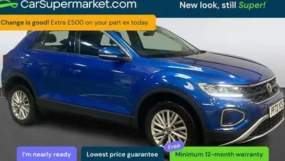 Used VW T-Roc Life 110 HP (80 kW) 2023 Blue SUV