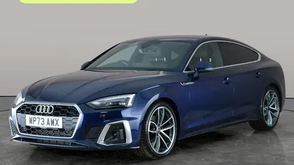 Used Audi A5 Sportback S-Line 150 HP (110 kW) 2024 Blue Hatchback