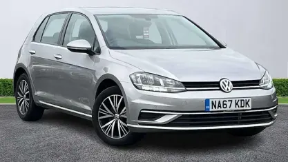 Used VW Golf VII SE 125 HP (91 kW) 2017 Silver Hatchback