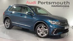 Blue Used 2024 VW Tiguan R-line Edition SUV | £29,390 (Fair price)