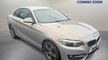 Silver Used 2017 BMW 218 Sport Line Coupe | £10,150 (Good price)