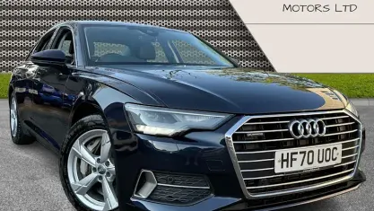 Used Audi A6 Sport 299 HP (219 kW) 2020 Blue Sedan