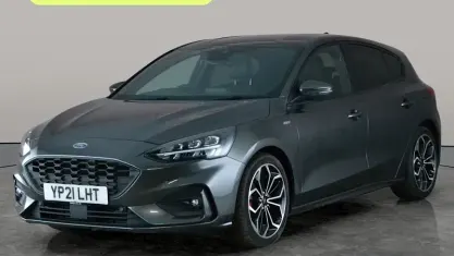 Begagnad Ford Focus ST-Line X 125 HK (91 kW) 2021 Grå Halvkombi