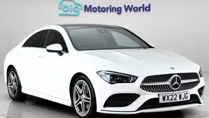 Used Mercedes CLA180 AMG line 136 HP (100 kW) 2022 White Sedan