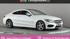 White Used 2018 Mercedes C220 AMG Line Premium Plus Coupe | £17,397 (Fair price)