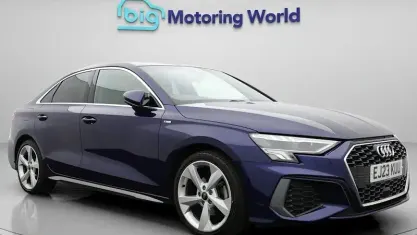 Used Audi A3 S-Line 110 HP (80 kW) 2023 Blue Sedan