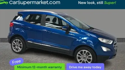 Usado Ford Ecosport Titanium 125 HP (91 kW) 2019 Azul SUV