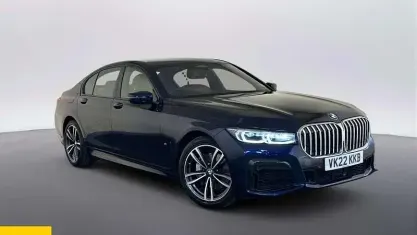 Used BMW 740 M Sport 340 HP (250 kW) 2022 Blue Sedan