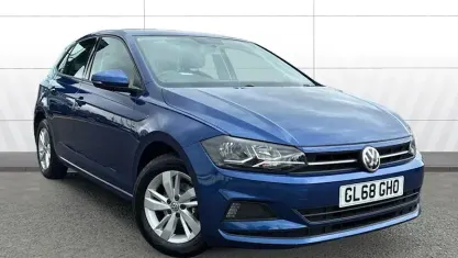 Used VW Polo SE 65 HP (47 kW) 2018 Blue Hatchback