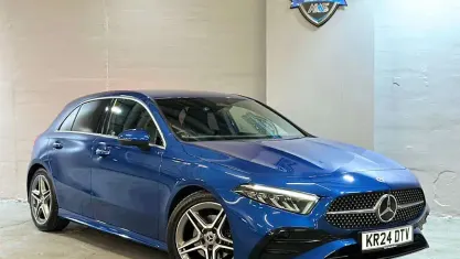 Used Mercedes A180 Executive 136 HP (100 kW) 2024 Blue Hatchback