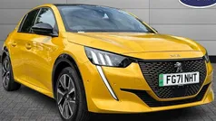 Yellow Used 2022 Peugeot e-208 Premium Hatchback | £12,036 (Fair price)