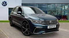 Blue Used 2021 VW Tiguan R-line SUV | £25,069 (Fair price)