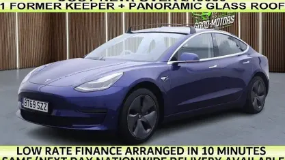 Used Tesla Model 3 Standard Range 239 kW (325 HP) 2019 Blue Sedan