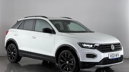 White Used 2021 VW T-Roc Black Edition SUV | £17,950 (Fair price)