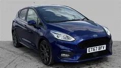 Blue Used 2018 Ford Fiesta ST-Line Hatchback | £8,790 (Fair price)