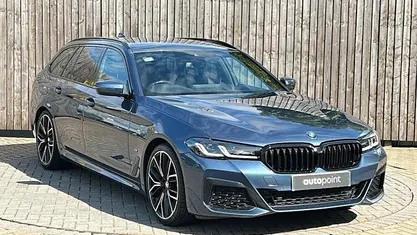 Blue Used 2023 BMW 520 M Sport Estate | £29,699 (Fair price)