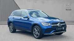 Spectral blue metallic Used 2022 Mercedes GLC300e AMG line SUV | £32,980 (Good price)