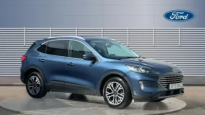 Used Ford Kuga Titanium 150 HP (110 kW) 2020 Blue SUV