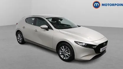 Silver Used 2025 Mazda 3 Center-Line Hatchback | £18,149 (Fair price)