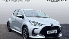 Silver Used 2022 Toyota Yaris Hybrid Design Hatchback | £16,750 (Fair price)