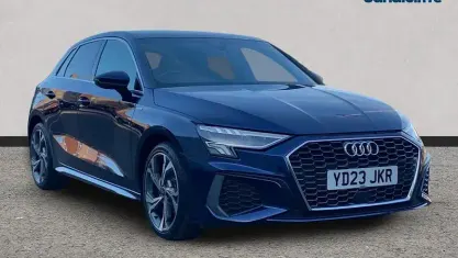 Used Audi A3 Sportback S-Line 110 HP (80 kW) 2023 Blue Hatchback