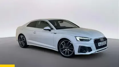 Used Audi A5 S-Line 204 HP (150 kW) 2022 White Coupe