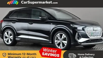 Black Used 2023 Audi Q4 e-tron S-Line SUV | £27,697 (Fair price)